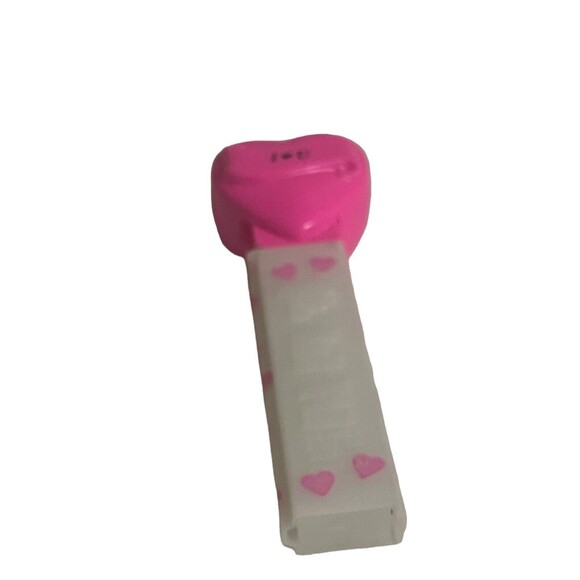 PEZ Valentine Hearts I Love You White Pink RaRE Empty - Picture 3 of 10